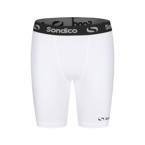 Sondico Mens Core 6 Base Layer Shorts White L
