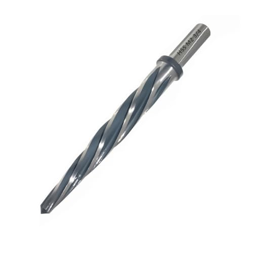 Escariador de flauta espiral, escariador de puente, escariador cónico, brocas de mantenimiento de coche, para acero y aluminio