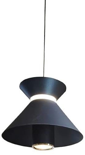 GGQEM Modern LED Pendant Light Small White Contemporary Hanging Light Fixture Nordic Orange Ceiling Pendant Lighting Adjustable Mini Spot Light Black Chandelier for Bedroom Hallway Bar