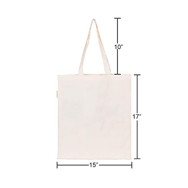 Canvas Tote Bag for Women | Printed Multipurpose Cotton Bags | Cute Hand Bag for Girls (Born Chill, Born Chill) - Image 8