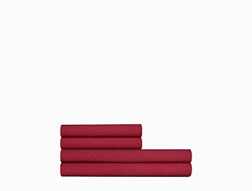 Image of Calvin Klein Home CKMC Harrison CK Modern Cotton, King, Burgundy