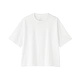 無印良品 婦人 涼感UVカットクルーネックワイド半袖Tシャツ レディース BB2WYA6S 白 XL