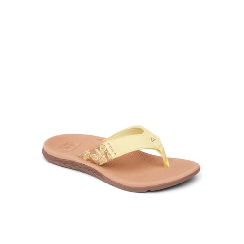Image of REEF Santa Ana Womens Flip Flop, Arch Support, Water Friendly, Non Marking Outsole