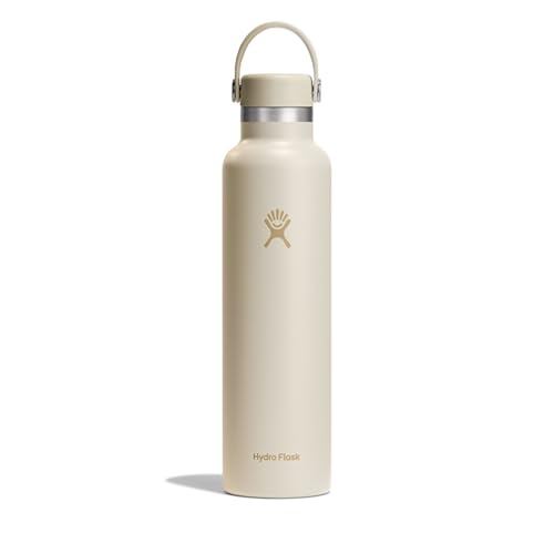 Image of Hydro Flask Water Bottle - Insulated Stainless Steel - Non Spill, Leakproof in 24 Oz Coconut Cream