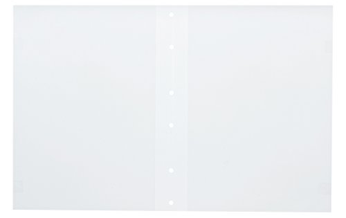 キングジム 7107T クリアーファイル サイドイン ヒクタス±用ポケット A4タテ 6穴 20ポケット(5枚)入 おまとめセット【3個】