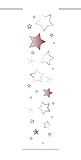 Home Fashion Stars Schiebevorhang, Stoff, rot, 245 x 60 x 0,1 cm