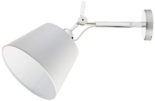 Artemide Tolomeo Lampada Parete Diffusore 24 Raso, metallo, tessuto, grigio