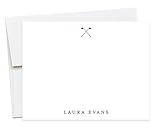 Personalized Golf Stationary Set for Women, Golf Notecard Stationery for Men, Great for Thank You Cards and Business Notes