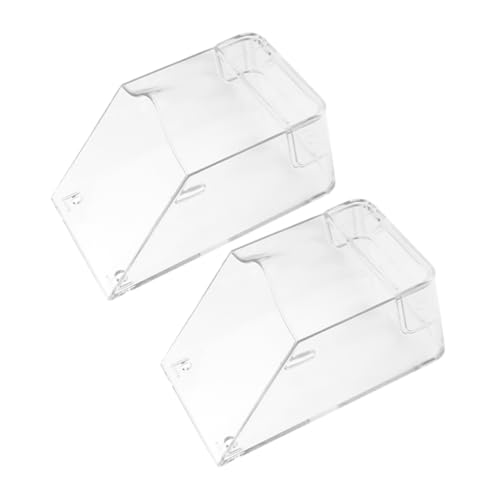 NUOBESTY 2 pezzi Copertura per Wireless Protezione Antipioggia e Antineve in Plastica per Pulsanti Esterni Facile Installazione Senza Attrezzi Adatta Modelli