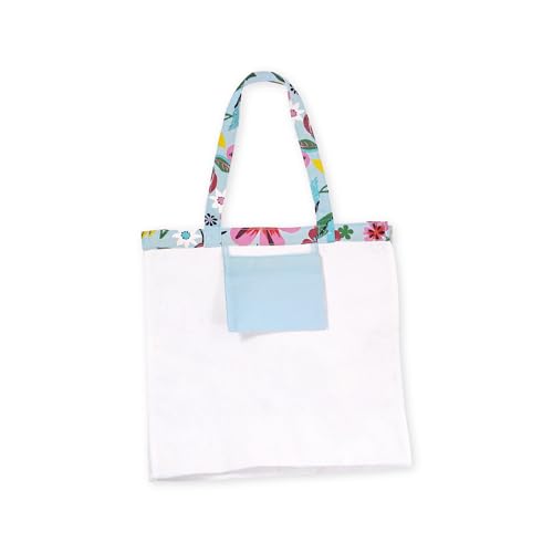 Image of kate spade new york Canvas Tote Bag for Women, Cute Tote Bag for Work or Teacher, Canvas Beach Bag, Book Tote with Pocket