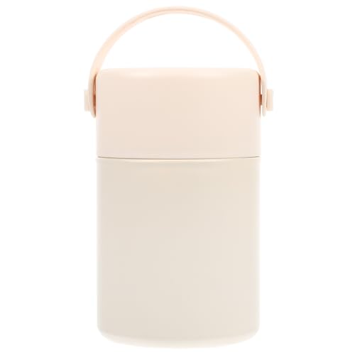 Outanaya Taza de Comida al Vacío y Contenedor de Alimentos Aislado 850ml de Acero Inoxidable, Fácil de Transportar, a Prueba de Fugas, con Cuchara y Asa, Adecuado para Actividades al Aire