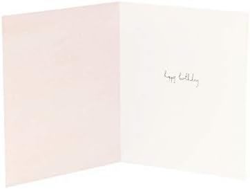 UK Greetings Birthday Card for Her/Female/Friend with Envelope - Pretty Cake Design