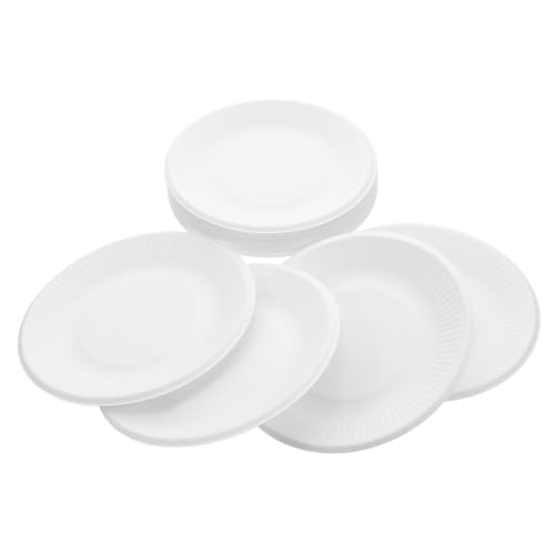 WEKAMOS 200 Platos De Postre Desechables Platos De Cocina Bandejas Vintage Bandejas Vintage Para Servir