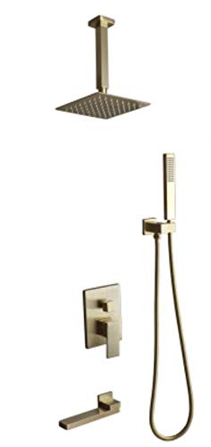 Ensemble de douche moderne pour rénover une salle de bain parentale avec mitigeur de qualité