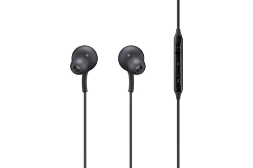 Image of Original Wired Galaxy AKG-Tuned IC100 Type-C Earphones with Mic | Pure Bass Sound | One Button Multi-Function Remote | in Ear Comfort fit | 6 Months Warranty (Black)