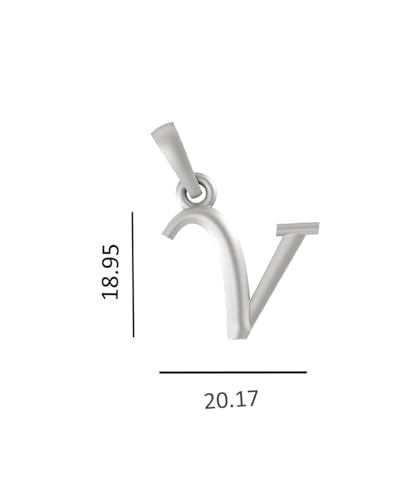 Pendentif chaîne alphabet en argent Mtrolls 925 de 5,5g - 4