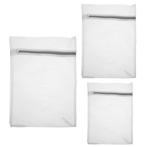 TOGEVAL 3 piezas Bolsas de Malla para Lavadora Pequeño Mediano y Grande para Ropa Interior y Calcetines Protectoras y Resistentes Bolsa Lavado Seguro para Prendas Delicadas