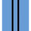 Sky Blue With Black Stripes