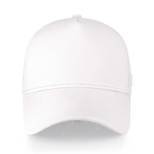 Image of CHOK.LIDS Cooling Trucker Hat Performance Cooling Mesh Back Flat Bill Hat Waterproof Dry Baseball Cap Fitted Hats for Men