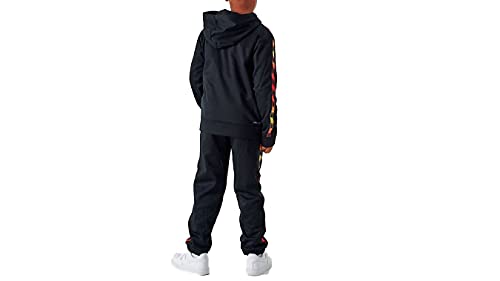 Nike Little Boy's 2-Piece Dri-FIT Logo Tape Black Hoodie & Pants Set Sz: 42