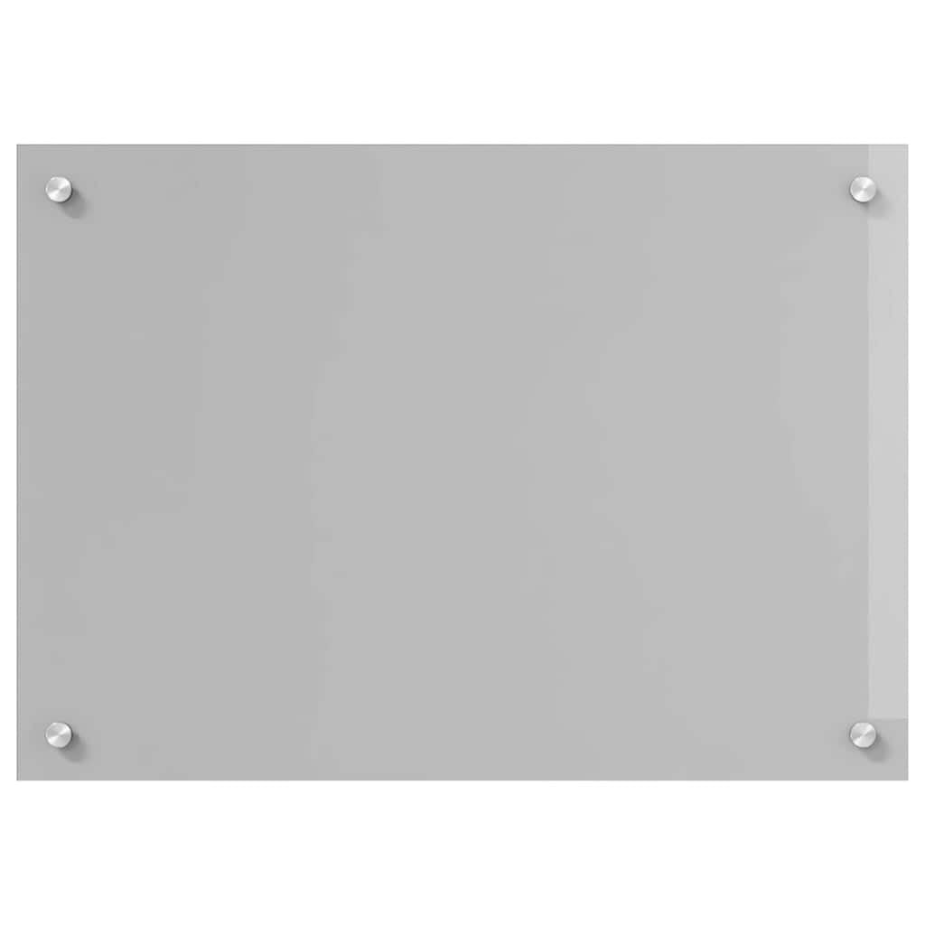Generisch Küchenrückwand 2 pcs Hellgrau 70 x 50 cm Gehärtetes Glas,Heim Garten,Küche Esszimmer,Küchenhelfer -utensilien-3415447