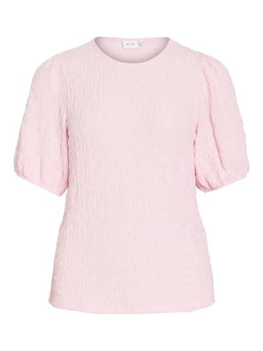 Haut à col rond VILA Vifall Noos pour femme avec manches 2/4