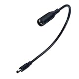 Power Adapter 1 Count 7.4mm Female to 4.5mm Male Tip Adapter Converter Cable for Dell Laptop Power Supply