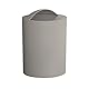 Gedy G-Eye Papierkorb Taupe hell, Maße und Gewicht Badezimmerkorb: 26,5 x 19 x 19 cm & 0,25 kg, aus thermoplastischen Harzen, Abfalleimer Bad Design R&E, 100% Made in Italy