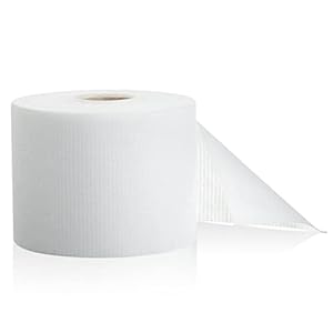 Tondiamo 4 Inch x 98 Foot Textile Fiberglass Waterproofing Roof Tape Anti Fracture Membrane Fabric Sheet Reinforcing Mesh Fabric Liquid Drywall Tape Waterproofing Membrane for Shower Walls and Tiles