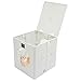 88L Pet Dryer Box 800W Quiet, 35-55℃ Adjustable, 3 Wind Speeds & 90-Min Timer, Clear View Window for Cats & Dogs Up to 44 lbs, Foldable Drying Chamber, 5.9ft Cord, White