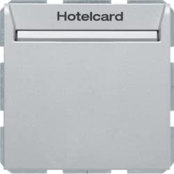 Tarjetero hotel pour accueil client automatisé dans une chambre d'hôtel en aluminium