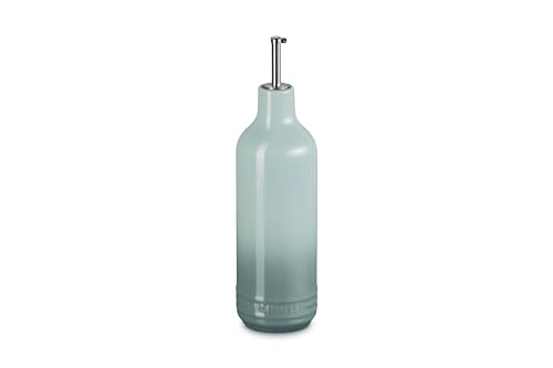 Le Creuest Stoneware Signature Oil Cruet 20 oz. Sea Salt