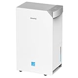 4500 Sq.Ft Energy Star Version 6.0 Dehumidifier,AEOCKY Max 74 Pint/D Smart Compressor Dehumidifier with Drain Hose, Intelligent Humidistat,for Basement,Bedroom,Home,Bathroom