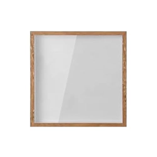Flaroey Stub para tarjetas de viaje de 12 pulgadas con memoria, carga superior, caja con ranuras, hucha transparente, cajas con marco de madera