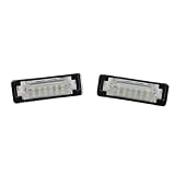 Para Benz EC clase W210 W202 4D para AMG Canbus luz LED de matrícula lámpara con números blanca 12V 2 piezas