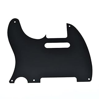 Dopro Pickguard vintage en aluminium anodisé 5 trous pour Telecaster Américain/mexicain FD Noir mat - Les Beatles, Paul McCartney, John Lennon, RIngo Starr, George Harrison Dopro Pickguard vintage en aluminium anodisé 5 trous pour Telecaster Américain/mexicain FD Noir mat – Image 4