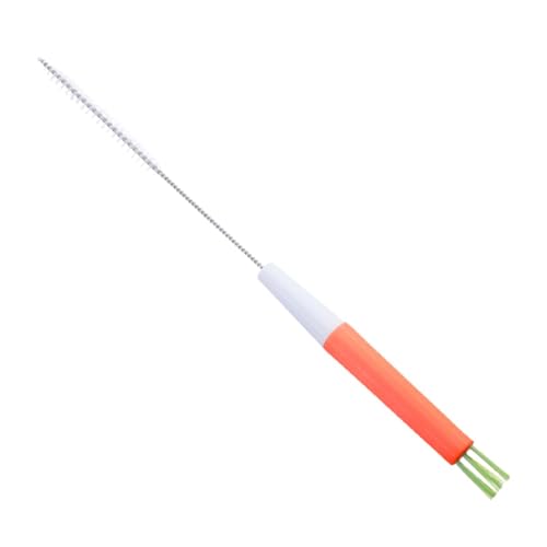 Cepillos de paja para limpiar pajitas, cepillo de limpieza de paja - Sin puntos ciegos, limpiador de pipas, cepillo de paja de agua - Cepillo de limpieza de paja larga multifuncional