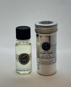 Organic Clary Sage Essential Oil (Salvia sclarea) (5ml) by NHR Organic Oils