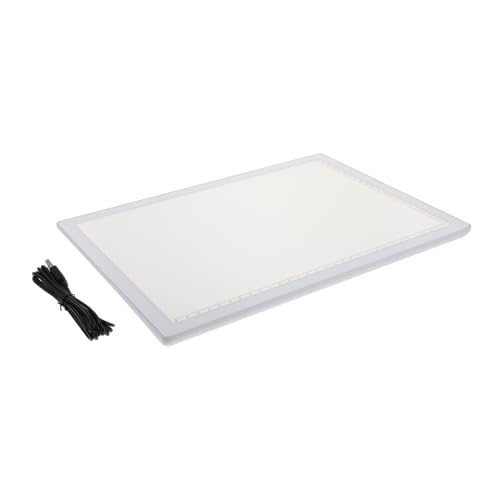 IWOWHERO 1pc Copy Table LED Copy Board USB Copying Board C Batteries Rechargeable Rechargable Batteries Rechargeable d Batteries LED Drawing Tracing Pad A4 Drawing Board Copy Pad White Abs