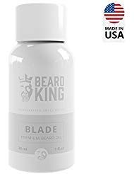 BEARD KING - Beard Oil - Blade - 100%, Non-Greasy Premium Oil for Men, Delivers Nutrients & Vitamins to Nourish Facial Hair for Best Beard Growth, Made in USA - 1oz. (Blade)