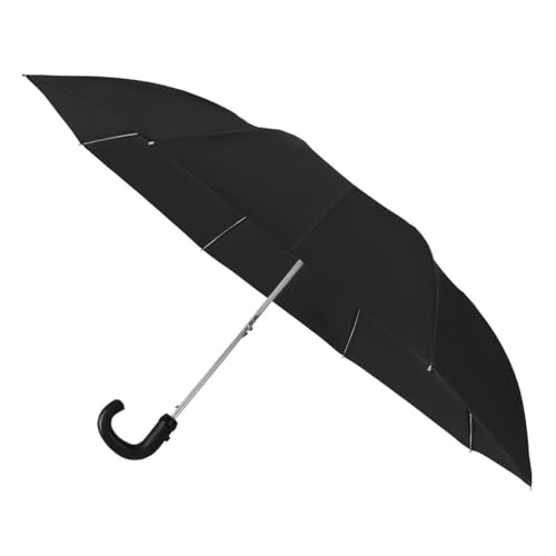 Parapluie pliant automatique Falconetti à poignée incurvée
