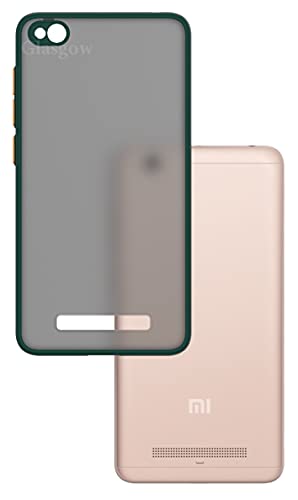Image of Gorilion Designed for Mi Redmi 4 Camera Bump Protection Back Case Cover for Mi Redmi 4 - Dark Green