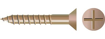 Seachoice Sc2201 vis marines 10 x 2 1/2 anti-corrosion