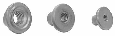 14457 0.25-20 in. Weld-On Nut - Pack of 12