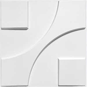 MADG 3D Textuur Wandpaneel, 3D Wandpaneel Decoratieve Tegels, Eco Wandbekleding Bekleding Behang voor Wanddecoratie…