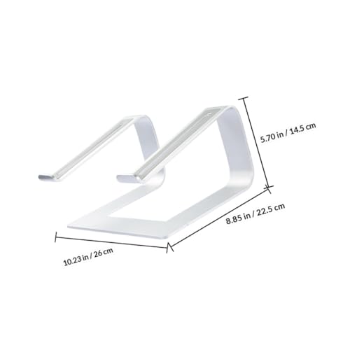 Soporte Ajustable para Laptop de Aleación de Aluminio Plata miniatura 2