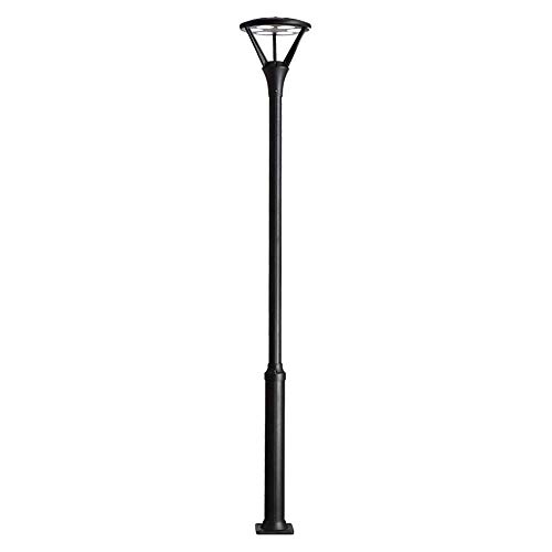 299 cm Altura Moderno Simple Camino LED Camino Luz Poste alto Poste de luz Luz Jardín Patio Puerta Cubierta Patio Exterior Pilar Linterna