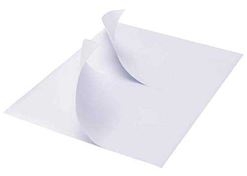 MBLABEL Half Sheet Self Adhesive Shipping Labels for Laser & Inkjet Printers, 1000 Count