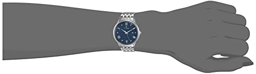 Titan Bandhan Blue Dial Analog with Date Stainless Steel Strap watch for Couple-NS9400194201SM01P - Image 5