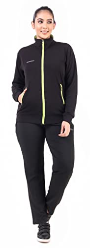 Image of Tempest Women's Stylish Ultra Strechable Lycra Sports Athletic Gym Running Sports Track Suit | Women's Yoga Track Suit Pants, Joggers, Gym, Active Lower Wear ll (2 Piece Set)